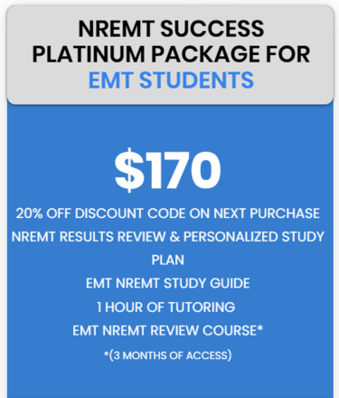 Platinum Success Package for EMT Students